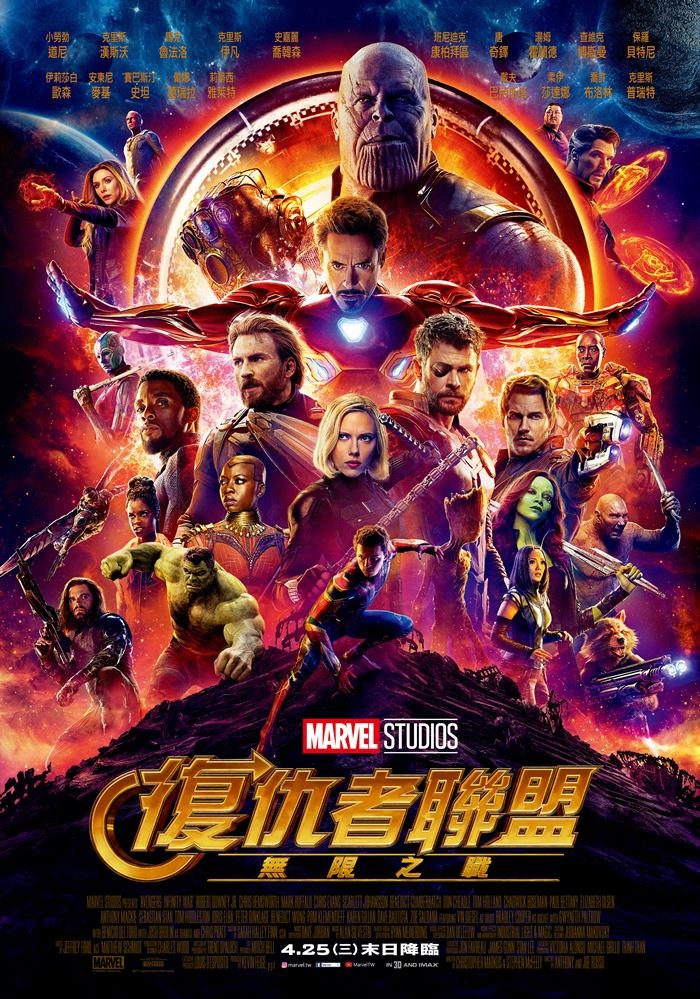 復仇者聯盟 : 無限之戰